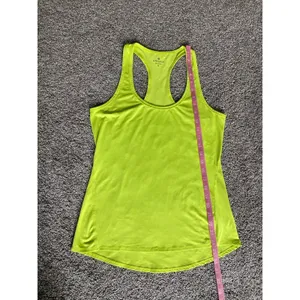 Athleta Neon Yellow Racerback Tank Top Size S Athletic Workout thumbnail 5
