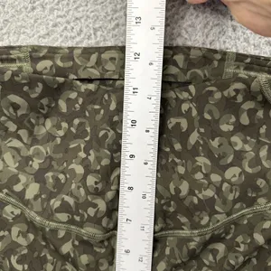 Lululemon Base Pace High Rise Leggings Olive Green Camo Athletic Women's 8 thumbnail 8