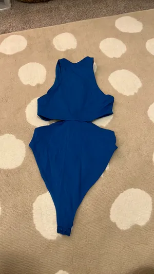 twist cutout high neck bodysuit thumbnail 3