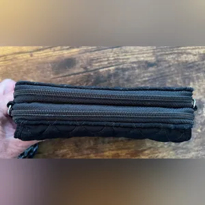 Vera Bradley | black microfiber women’s wallet. thumbnail 9