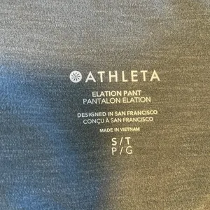 Athleta Elation Pants Womens Sz Small Green‎ Athleisure Athletic Sporty Stretch thumbnail 2