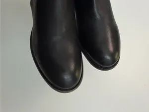 H by Hudson Riley Boots Leather Zippers Western Festival Cowgirl Boho Black thumbnail 6