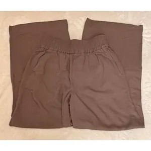 NWT Madewell Drapeweave Carley Wide Leg Pants XXS Brown Pull‎ On High Rise thumbnail 5