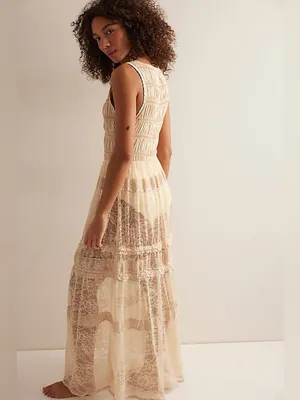 Free people Sweet Saloon Sleeveless Maxi Bodysuit thumbnail 2