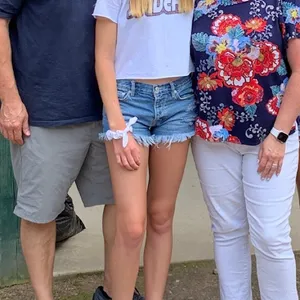 Free People Blue Jean Shorts thumbnail 2