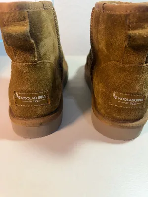 Koolaburra by UGG Short Suede Boots Chestnut Size 8 thumbnail 2