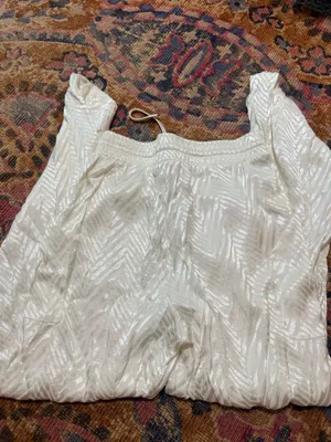 Current Air White silk beach pants thumbnail 2