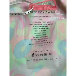 White Fox Copacabana bikini knotted Top Sweet Sunset Twist skirt, size medium thumbnail 11
