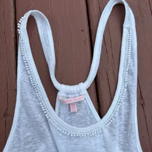 Victoria’s Secret white beach cover up tank S thumbnail 7