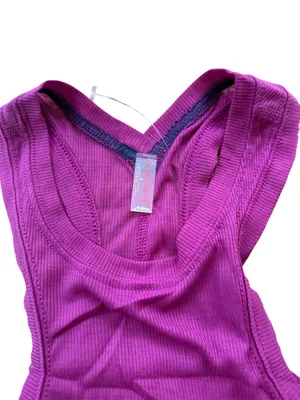 FP Movement by Free People Very Varsity Women's Ribbed Sheer Tank Top thumbnail 4
