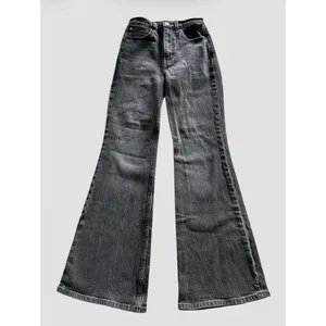 Levi's 70's High Flare‎ Jeans Womens 24 Faded Black Retro Denim Bell Bottoms thumbnail 3