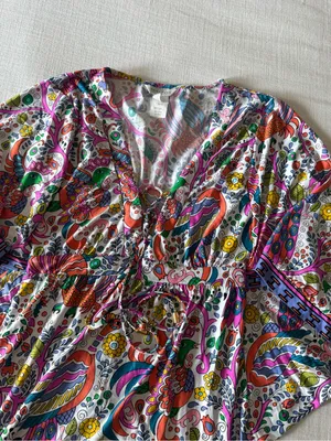Trina Turk Jungle Beach Resort Swim Cover-Up Dress, size 4 thumbnail 7