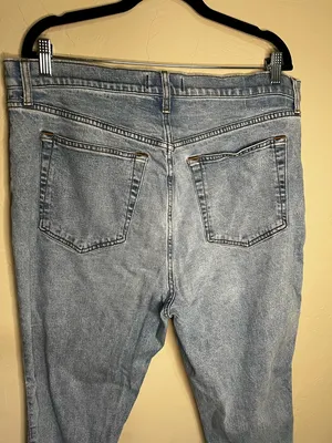 Abercrombie & Fitch 90’s Slim Straight Ultra High‎ Rise Long Denim Jeans thumbnail 11