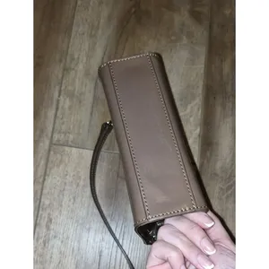 Dooney & Bourke Taupe Patent Crossbody Bag thumbnail 5