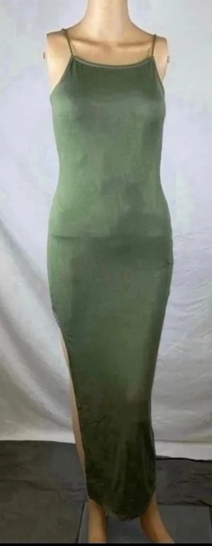 Maxi Dress Green Size XS thumbnail 1