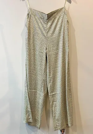 Lucy Paris Satin Cheetah Print Dress Pants thumbnail 1