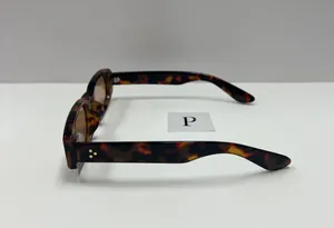 90s style brown leopard sunglasses / small retro leopard sunglasses thumbnail 3