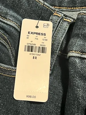 Womens sz8 NWT Express 70's Flare Midrise Hyper Sculpt/Hyper Stretch Jeans thumbnail 13