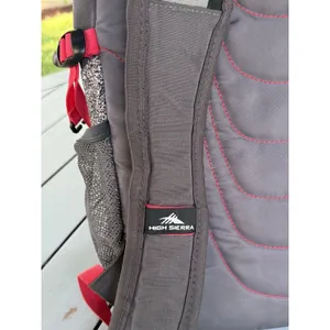 HIGH SIERRA Unisex Tactic Backpack 17” Laptop Pocket Gray Red Outdoor Travel Bag thumbnail 7