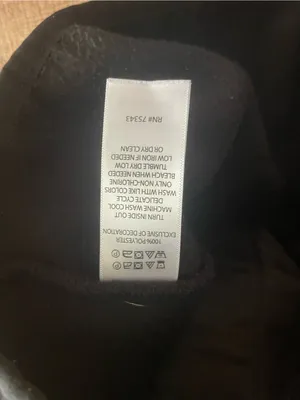 Dakini Black Fleece Vest Size Small thumbnail 4