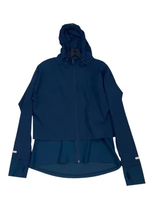 -Sweaty Betty London Jacket Womens Size L Navy Blue Double Layer Yoga Athleisure thumbnail 1