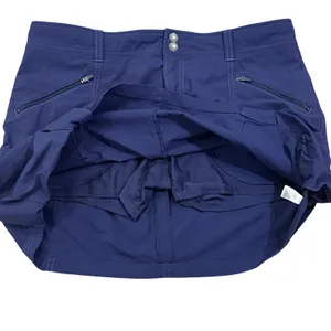 Athleta Navy Blue Cargo Skort Womens size 12 Hiking Golf Activewear Mini Skirt thumbnail 3