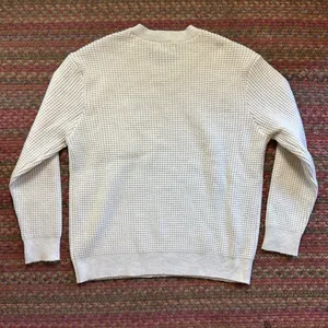 And Now This Cream Waffle Knit Pullover Pocket Sweater thumbnail 5