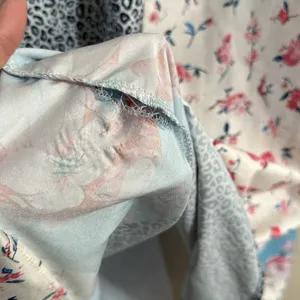 Kimono with floral print Blue Size XXL thumbnail 9