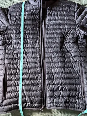 Eddie Bauer Microlight Down Zip Up Puffer Jacket Black Small thumbnail 5