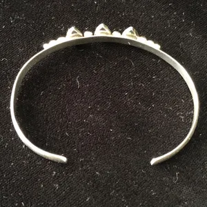 Handmade Native American Turquoise Cuff Bracelet 925 Silver Jewelry thumbnail 5