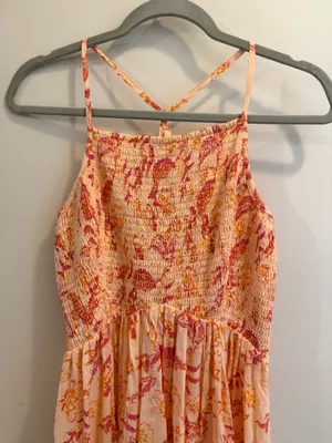 Free People Dress Long Floral thumbnail 2