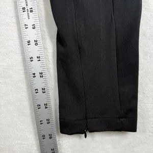 Alexander Wang Black High Waist Logo Band Skinny Leggings‎ Side Zip Pants 8831 thumbnail 7