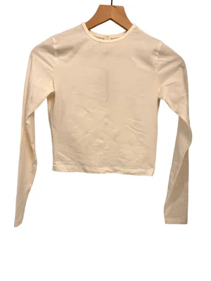 SKIMS New Vintage Crop Long Sleeve T-Shirt Marble - Small NWT thumbnail 11