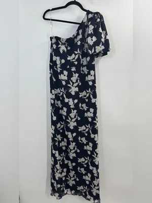 Sachin + Babi Chelsea Floral One-Shoulder Gown thumbnail 6