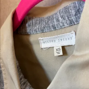 FINAL MARKDOWN Gilded Intent  Sleeveless Raw Edge Jacket XS thumbnail 4