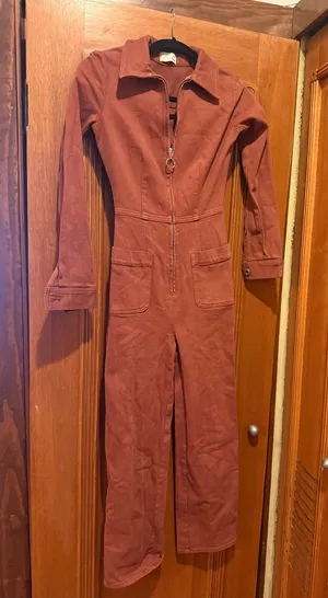Wilfred Free Utility jumpsuit burnt red size 00 thumbnail 1