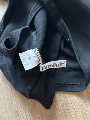 Black ForeFair backless top in a S #backless thumbnail 4