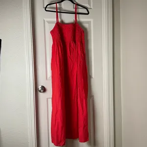 A New Day Woman’s Smocked Midi Slip Dress with pockets size large thumbnail 2