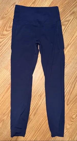 Halara Navy High-Waist Leggings thumbnail 1