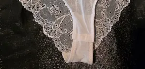 Womens large Cream Underwire Lace Bodysuit /Teddy/Bustier Bodysuit thumbnail 5