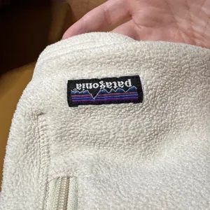 Patagonia Synchilla Cream Fleece Vest Women’s Size Small Zip Up thumbnail 6