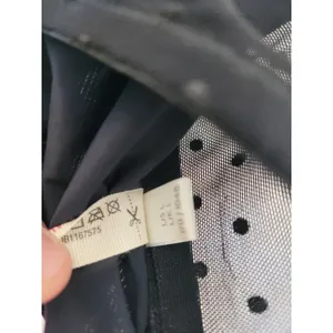 NEW Intimately Free People Sierra Bandeua Bralette Sheer Lace Boning Black Large thumbnail 10