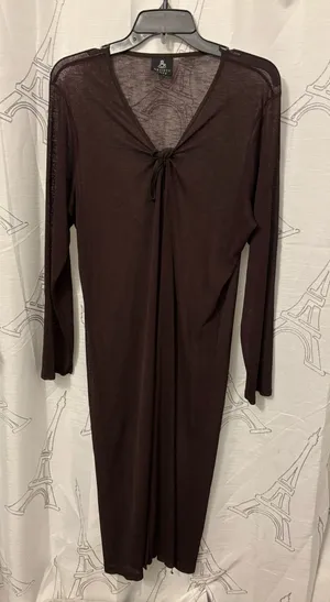 Cardigan knee Brown Size L thumbnail 1