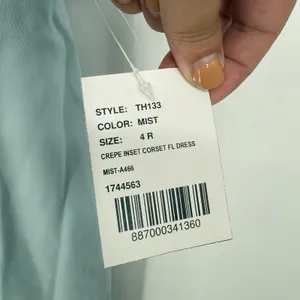 Thread Corset Midriff Crepe Column‎ Maxi Dress In Mist Size 4 thumbnail 7