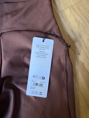 ALO Yoga Airlift High-Waist Mesh Infatuation Legging in Brownstone thumbnail 2