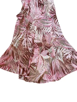Vintage Midi Dress Ruffle Y2K Fairy Feminine Ethereal Coquette Semi Sheer thumbnail 4