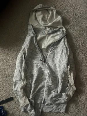 Free People Zip Up Jacket Hood thumbnail 1