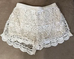 Pacsun LA Hearts White Crochet Shorts thumbnail 1