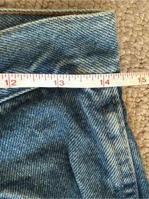 Vintage Rustler Women's Blue Straight-Leg Jeans thumbnail 7