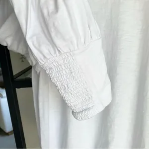 Madewell Long Sleeve Slub Tee with Smocked Cuff thumbnail 5